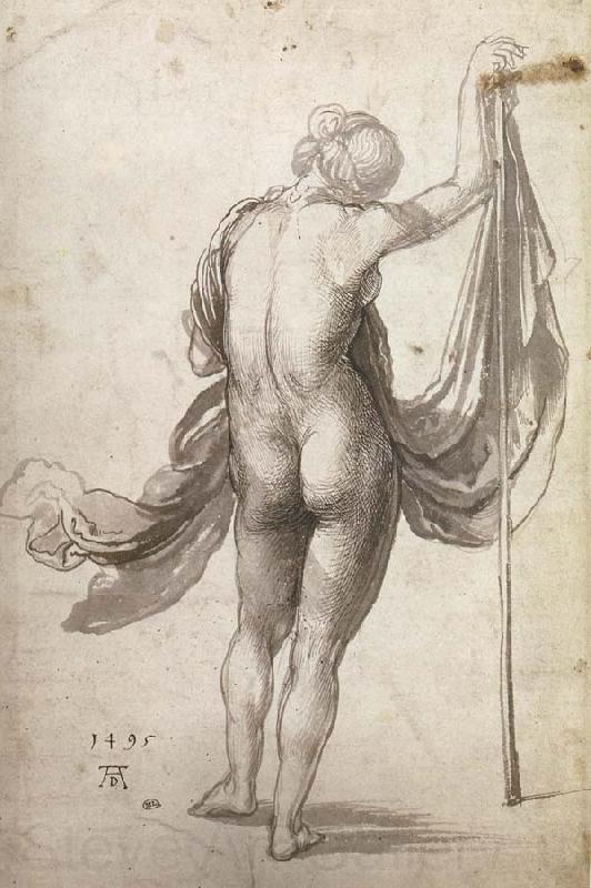 Albrecht Durer Nude With Staff seen from behind Norge oil painting art